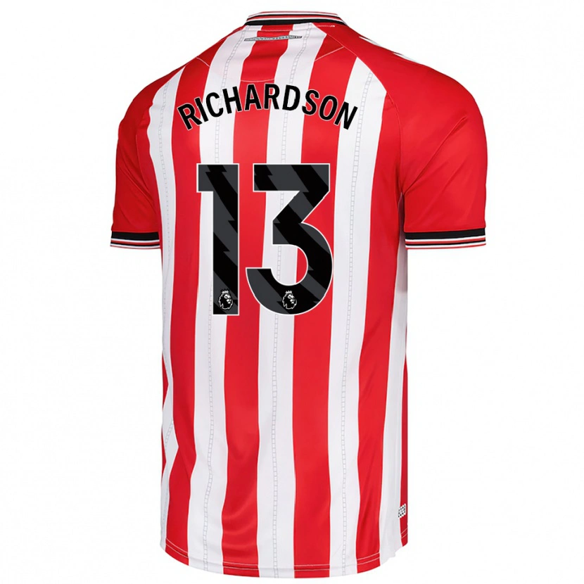 Danxen Men Adam Richardson #13 Red White Home Jersey 2025/26 T-Shirt