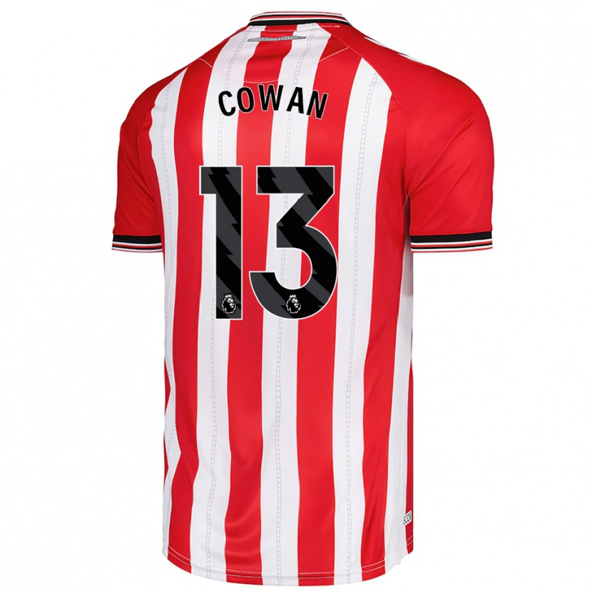 Danxen Men Joe Cowan #13 Red White Home Jersey 2025/26 T-Shirt