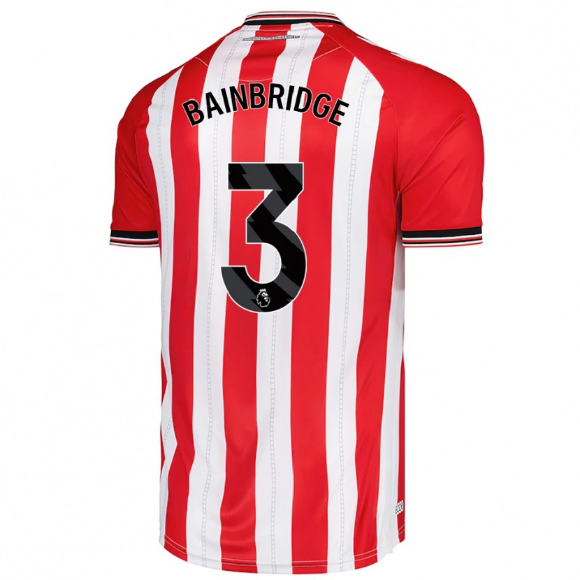 Danxen Men Oliver Bainbridge #3 Red White Home Jersey 2025/26 T-Shirt