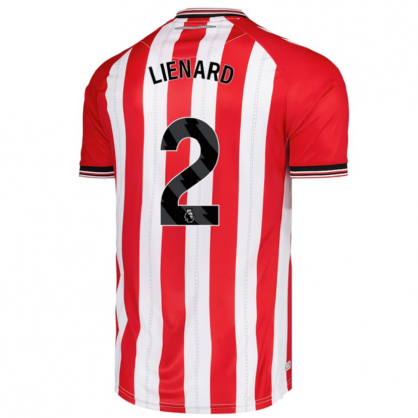 Danxen Men Alex Lienard #2 Red White Home Jersey 2025/26 T-Shirt