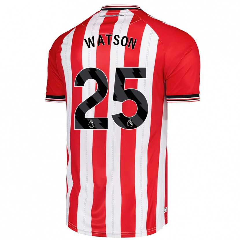 Danxen Men Katy Watson #25 Red White Home Jersey 2025/26 T-Shirt