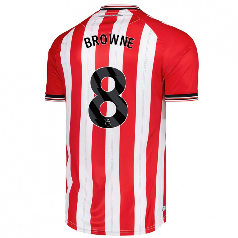 Danxen Men Alan Browne #8 Red White Home Jersey 2025/26 T-Shirt