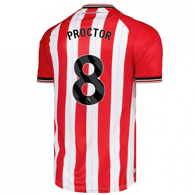 Danxen Men Tom Proctor #8 Red White Home Jersey 2025/26 T-Shirt