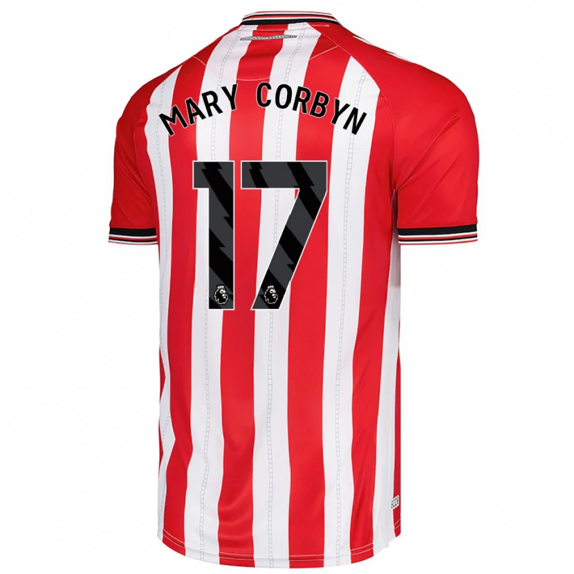 Danxen Men Mary Corbyn #17 Red White Home Jersey 2025/26 T-Shirt