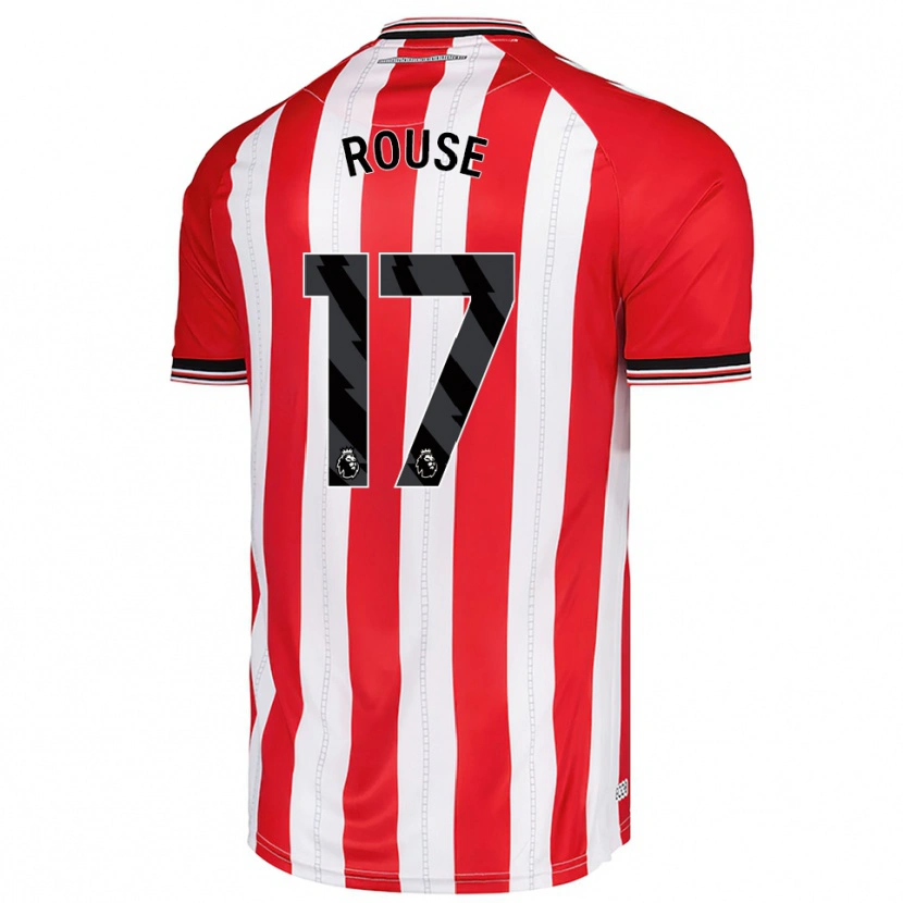Danxen Men Mollie Rouse #17 Red White Home Jersey 2025/26 T-Shirt