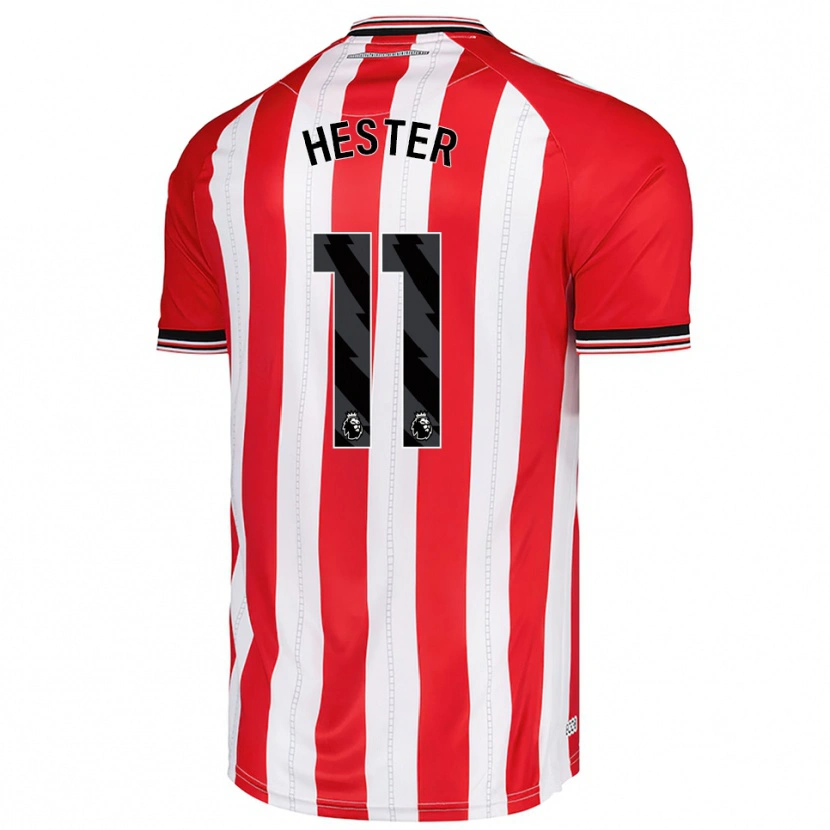 Danxen Men Bayley Hester #11 Red White Home Jersey 2025/26 T-Shirt