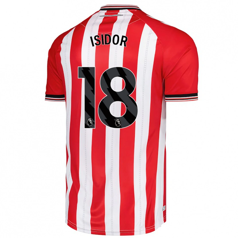 Danxen Men Wilson Isidor #18 Red White Home Jersey 2025/26 T-Shirt