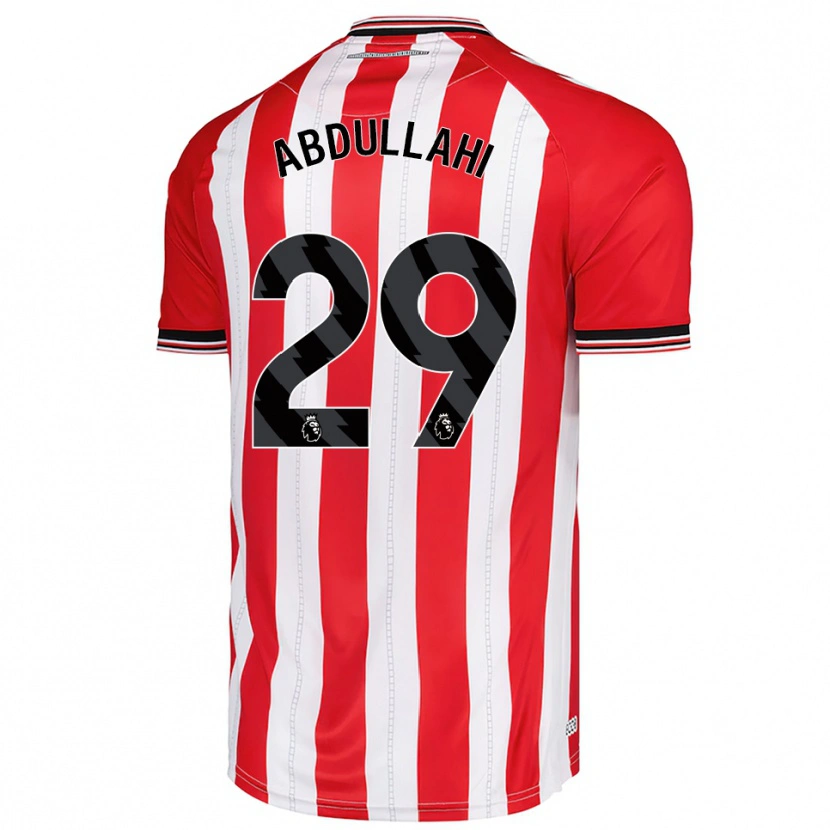 Danxen Men Ahmed Abdullahi #29 Red White Home Jersey 2025/26 T-Shirt