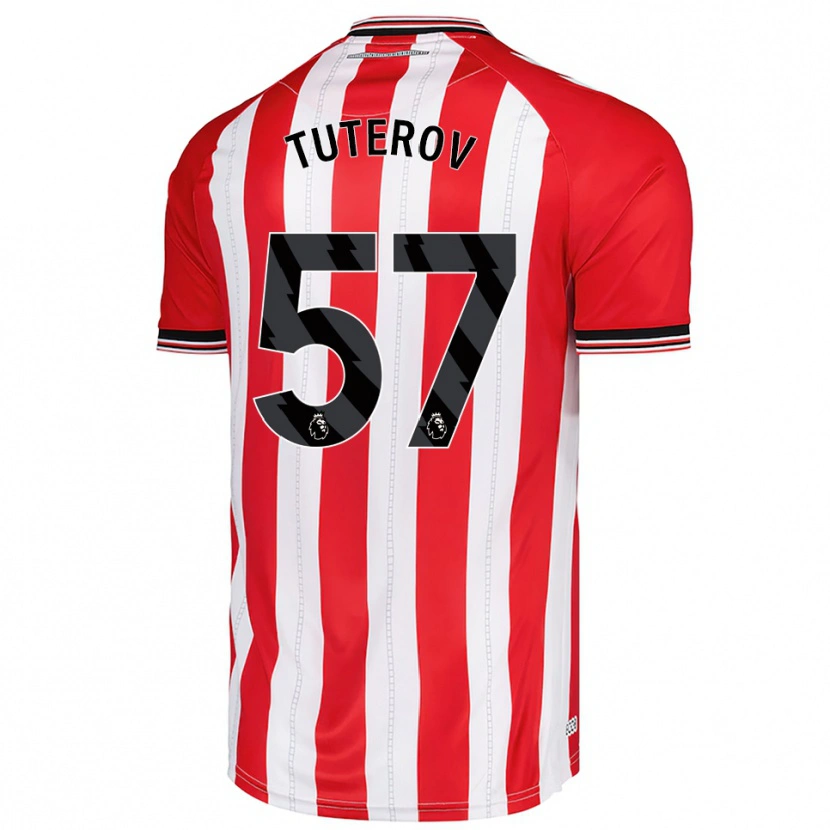 Danxen Men Timur Tuterov #57 Red White Home Jersey 2025/26 T-Shirt