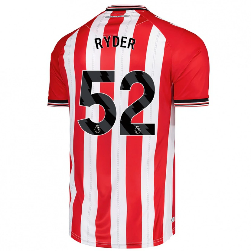 Danxen Men Joe Ryder #52 Red White Home Jersey 2025/26 T-Shirt