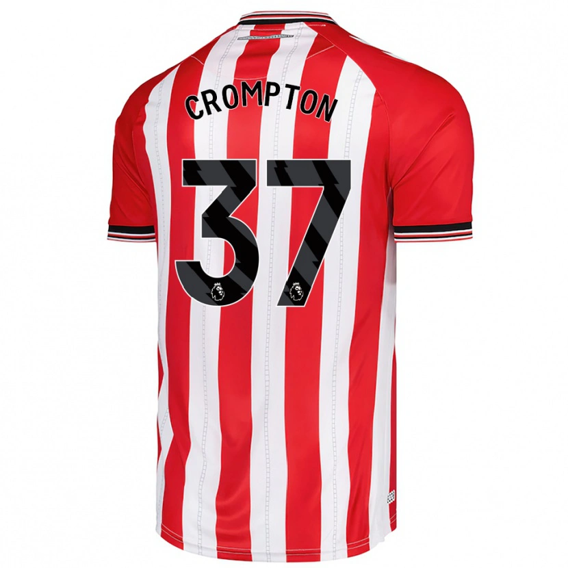 Danxen Men Ben Crompton #37 Red White Home Jersey 2025/26 T-Shirt
