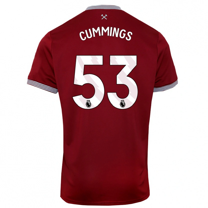 Danxen Men Daniel Cummings #53 Burgundy White Home Jersey 2025/26 T-Shirt