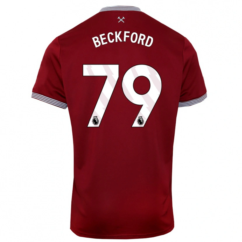 Danxen Men Lewis Beckford #79 Burgundy White Home Jersey 2025/26 T-Shirt