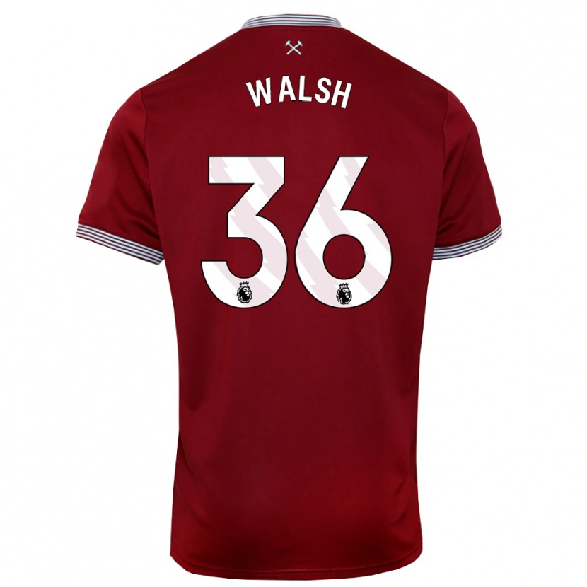 Danxen Men Soraya Walsh #36 Burgundy White Home Jersey 2025/26 T-Shirt
