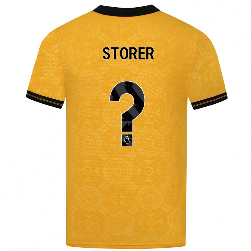 Danxen Men James Storer #0 Yellow Black Home Jersey 2025/26 T-Shirt