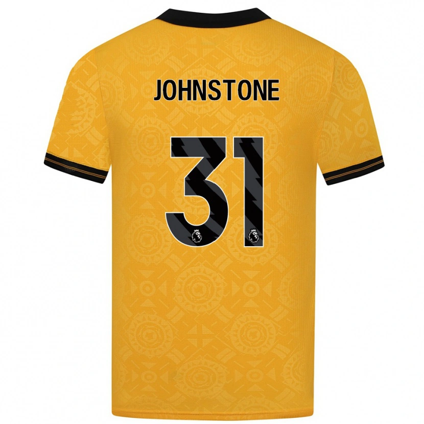 Danxen Men Sam Johnstone #31 Yellow Black Home Jersey 2025/26 T-Shirt