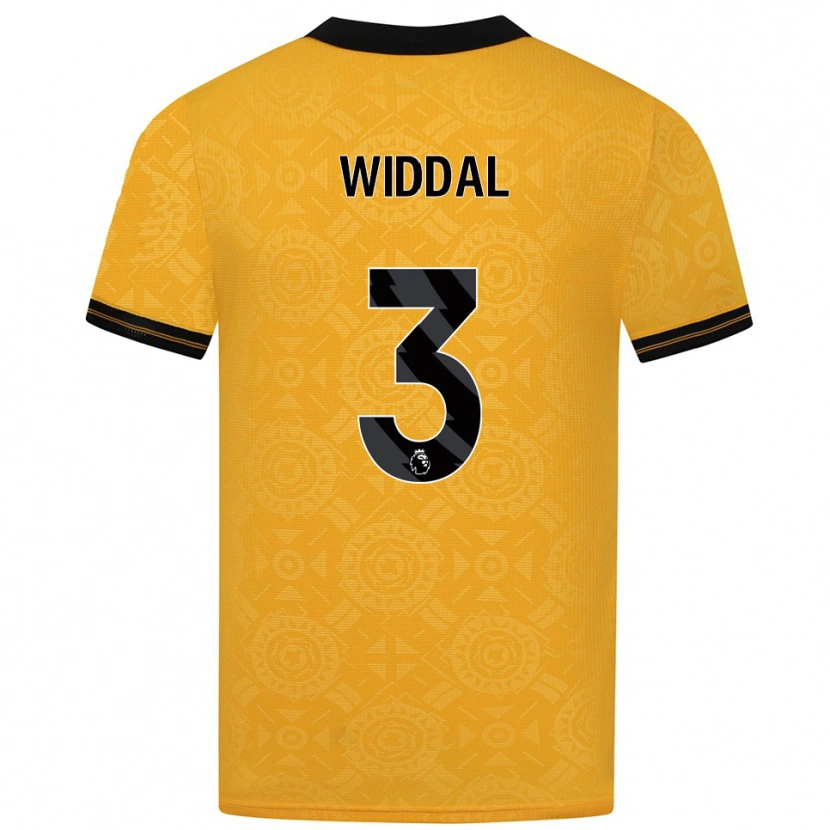 Danxen Men Natalie Widdal #3 Yellow Black Home Jersey 2025/26 T-Shirt
