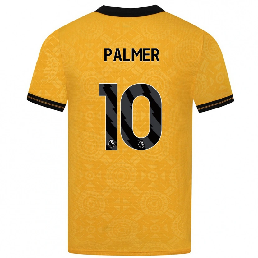 Danxen Men Jamila Palmer #10 Yellow Black Home Jersey 2025/26 T-Shirt