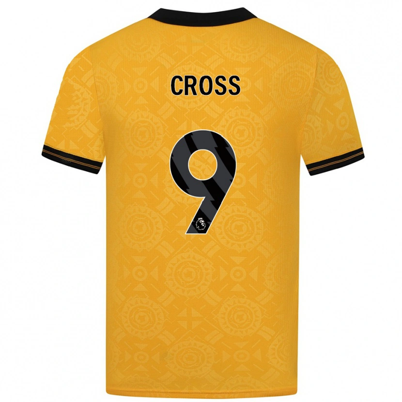 Danxen Men Jade Cross #9 Yellow Black Home Jersey 2025/26 T-Shirt