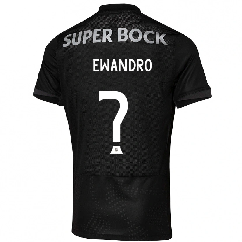 Danxen Men Ewandro #0 Black White Away Jersey 2025/26 T-Shirt