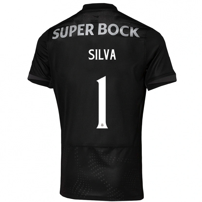Danxen Men Rui Silva #1 Black White Away Jersey 2025/26 T-Shirt