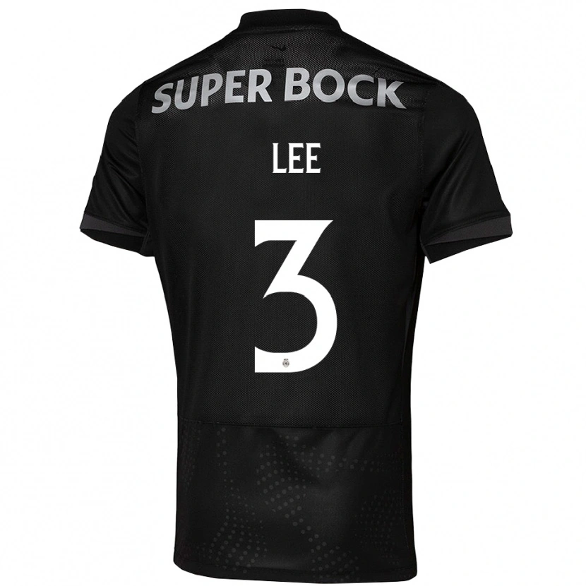 Danxen Men Afonso Lee #3 Black White Away Jersey 2025/26 T-Shirt