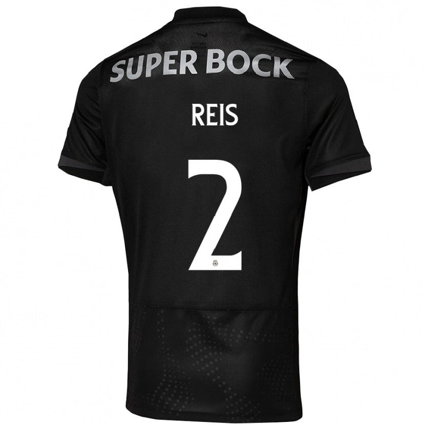 Danxen Men Matheus Reis #2 Black White Away Jersey 2025/26 T-Shirt