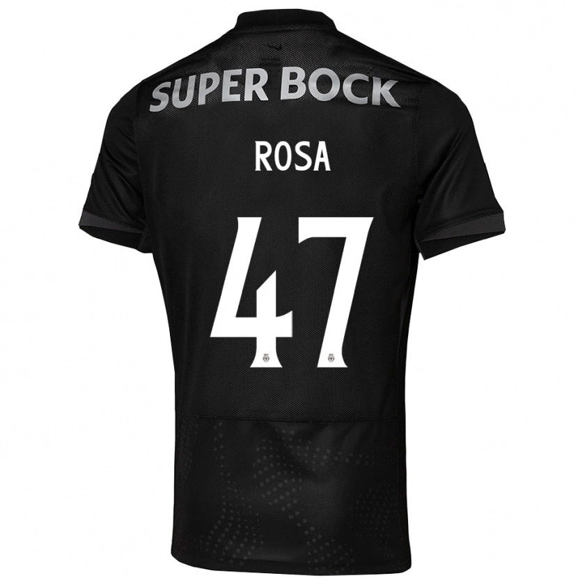 Danxen Men Mariana Rosa #47 Black White Away Jersey 2025/26 T-Shirt