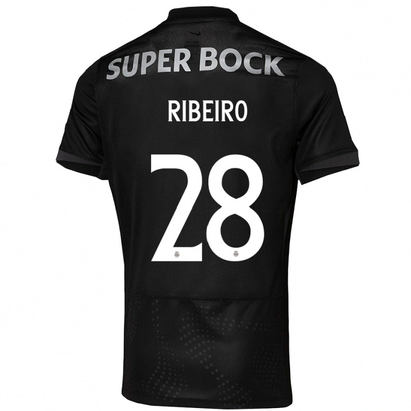 Danxen Men Rodrigo Ribeiro #28 Black White Away Jersey 2025/26 T-Shirt