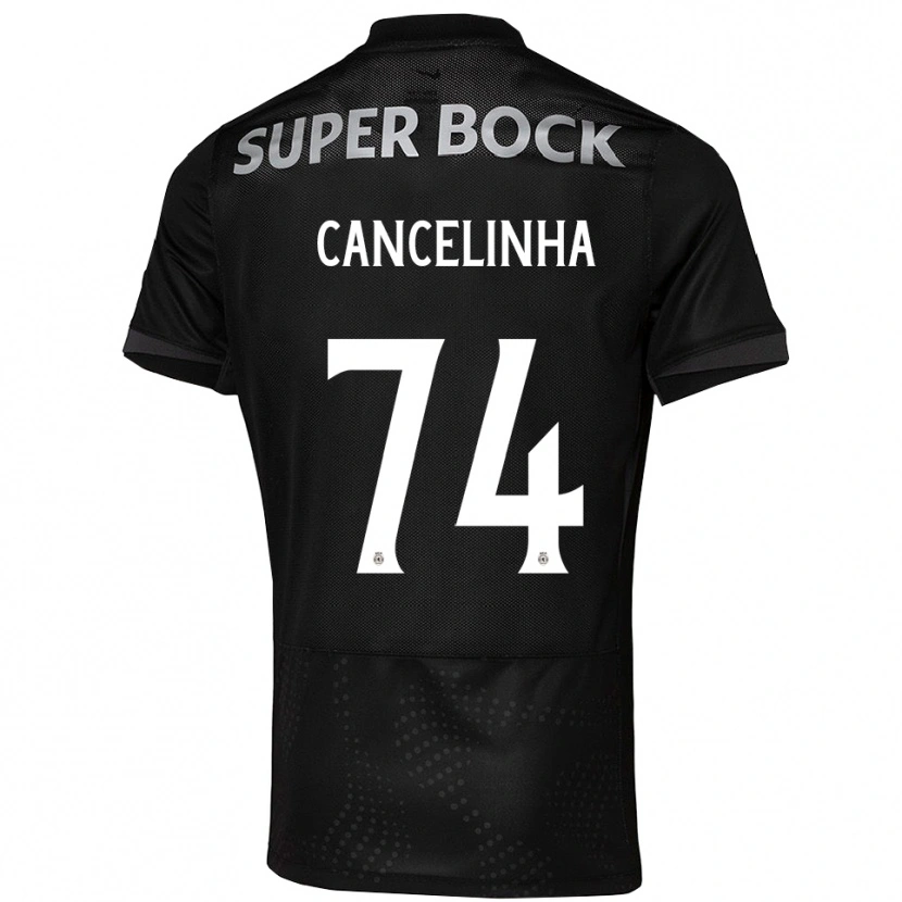 Danxen Men Érica Cancelinha #74 Black White Away Jersey 2025/26 T-Shirt