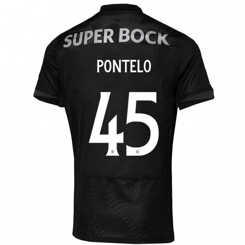 Danxen Men Rafael Pontelo #45 Black White Away Jersey 2025/26 T-Shirt
