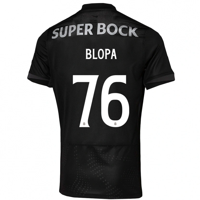 Danxen Men Salvador Blopa #76 Black White Away Jersey 2025/26 T-Shirt