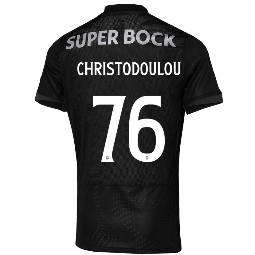 Danxen Men Argyris Christodoulou #76 Black White Away Jersey 2025/26 T-Shirt