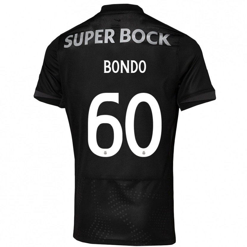 Danxen Men Pedro Bondo #60 Black White Away Jersey 2025/26 T-Shirt