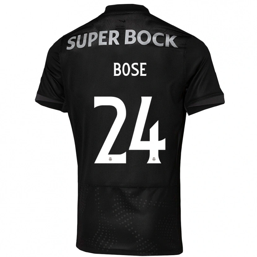 Danxen Men Ria Bose #24 Black White Away Jersey 2025/26 T-Shirt
