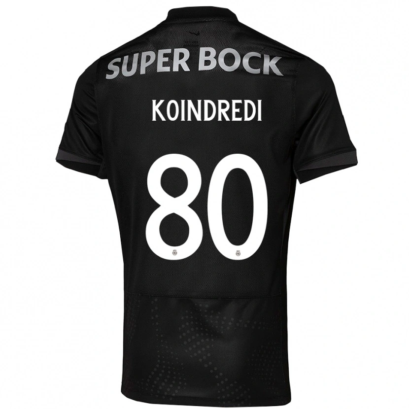 Danxen Men Koba Koindredi #80 Black White Away Jersey 2025/26 T-Shirt
