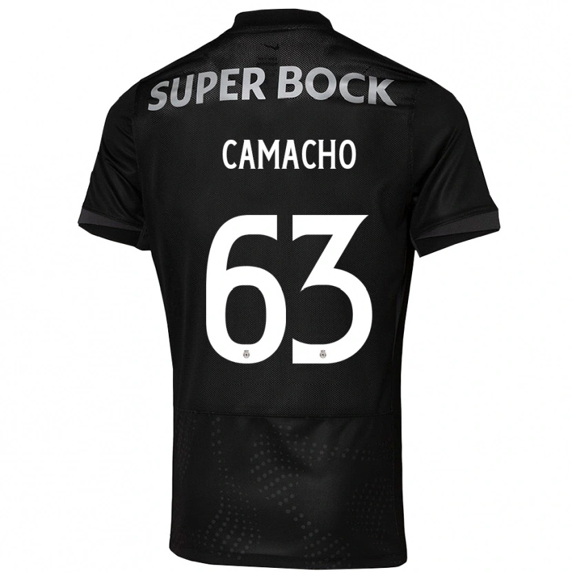 Danxen Men Rafael Camacho #63 Black White Away Jersey 2025/26 T-Shirt