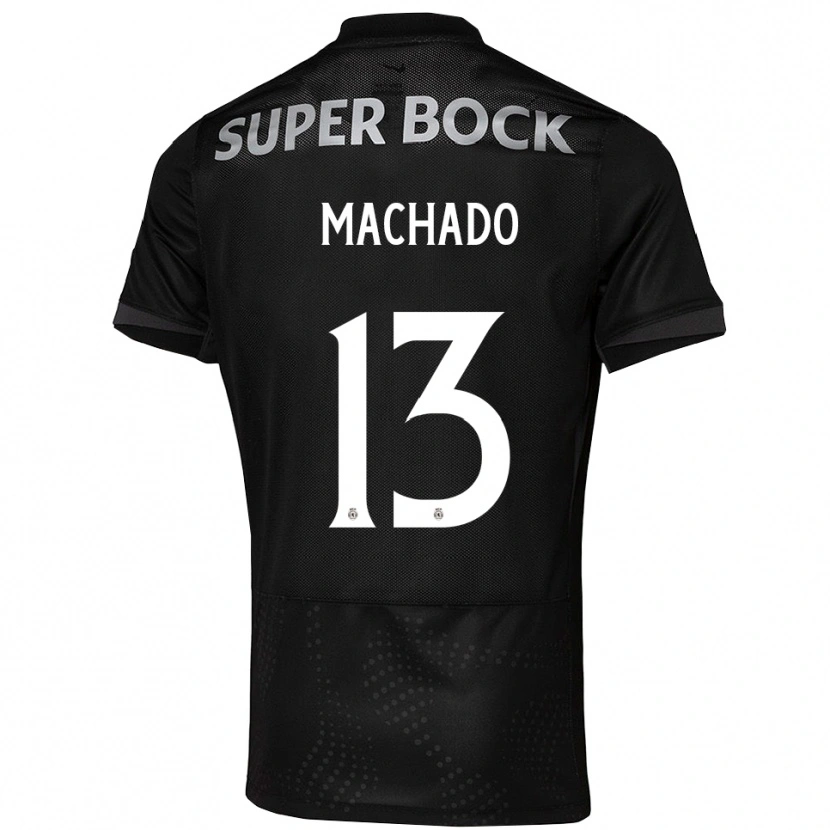 Danxen Men Francisco Machado #13 Black White Away Jersey 2025/26 T-Shirt