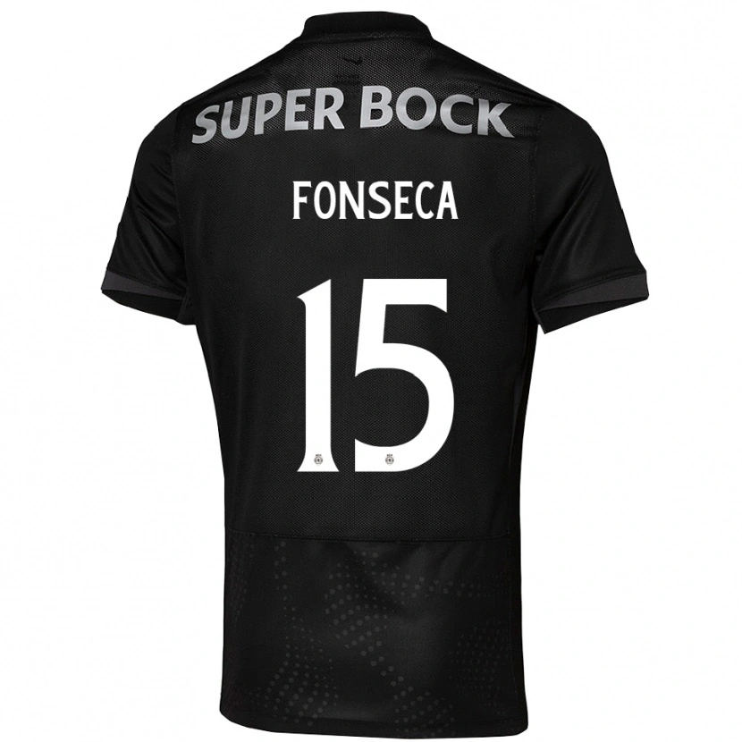 Danxen Men Beatriz Fonseca #15 Black White Away Jersey 2025/26 T-Shirt