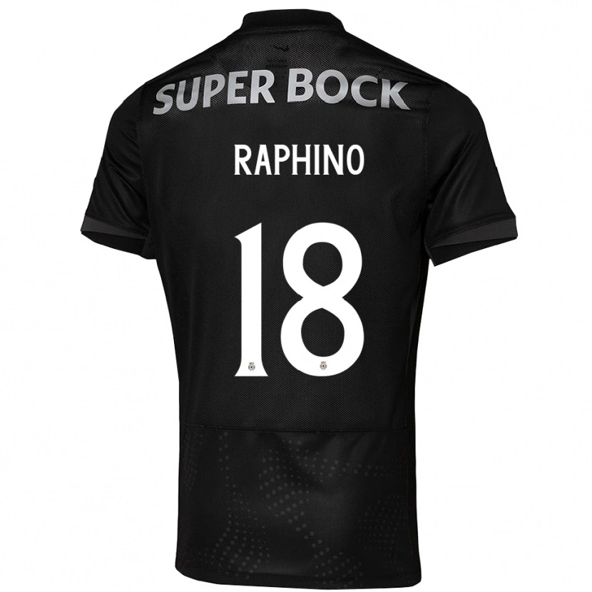 Danxen Men Brittany Raphino #18 Black White Away Jersey 2025/26 T-Shirt