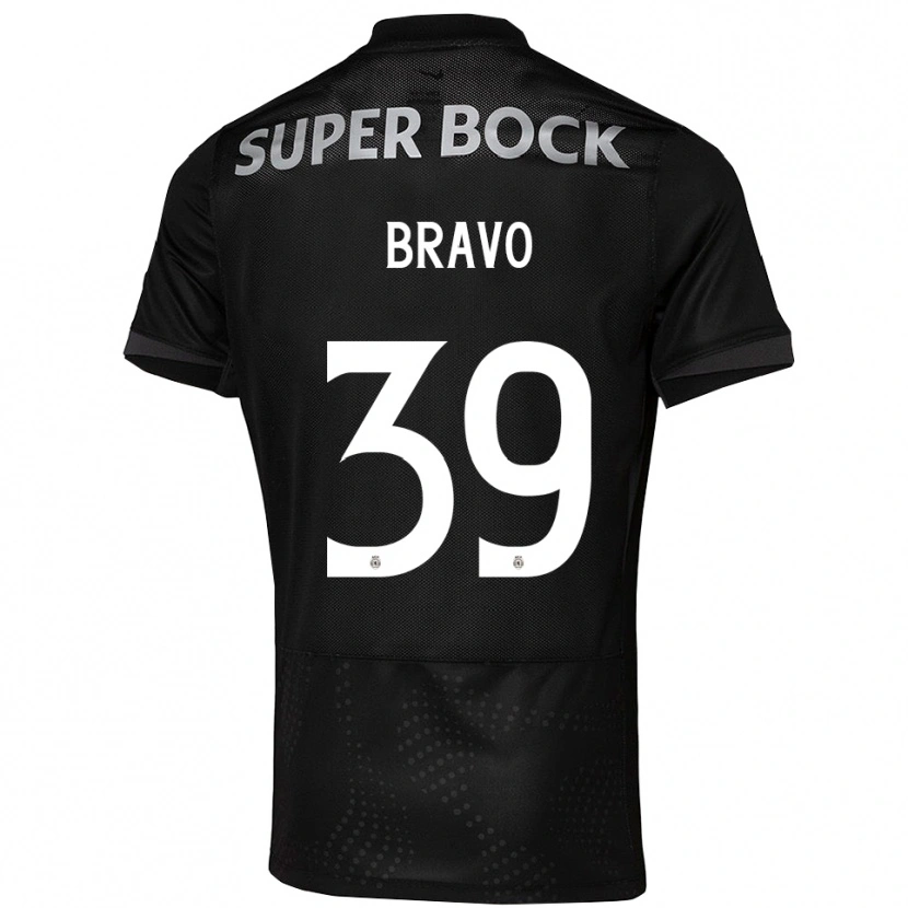 Danxen Men Andreia Bravo #39 Black White Away Jersey 2025/26 T-Shirt