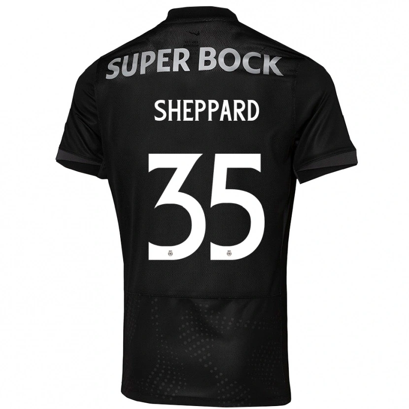 Danxen Men Catriona Sheppard #35 Black White Away Jersey 2025/26 T-Shirt