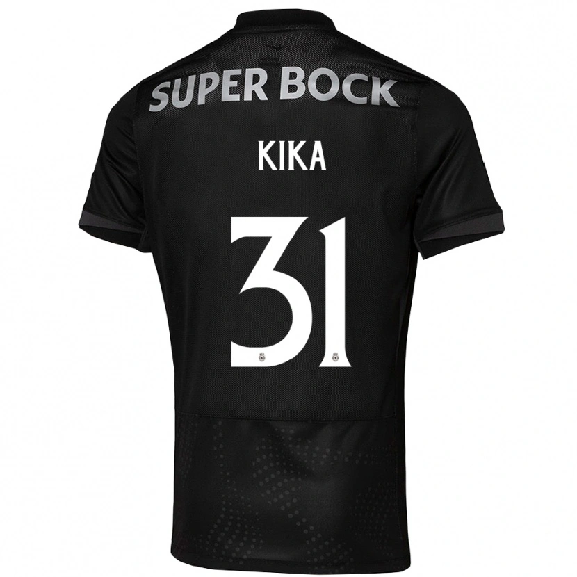 Danxen Men Kika #31 Black White Away Jersey 2025/26 T-Shirt
