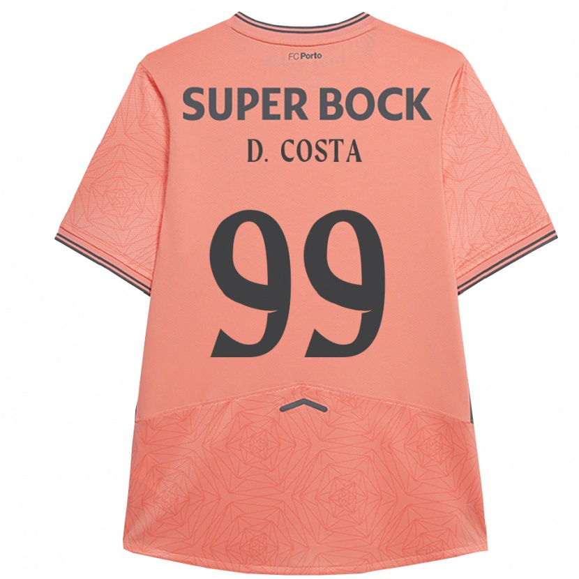 Danxen Men Diogo Costa #99 Pink Navy Away Jersey 2025/26 T-Shirt