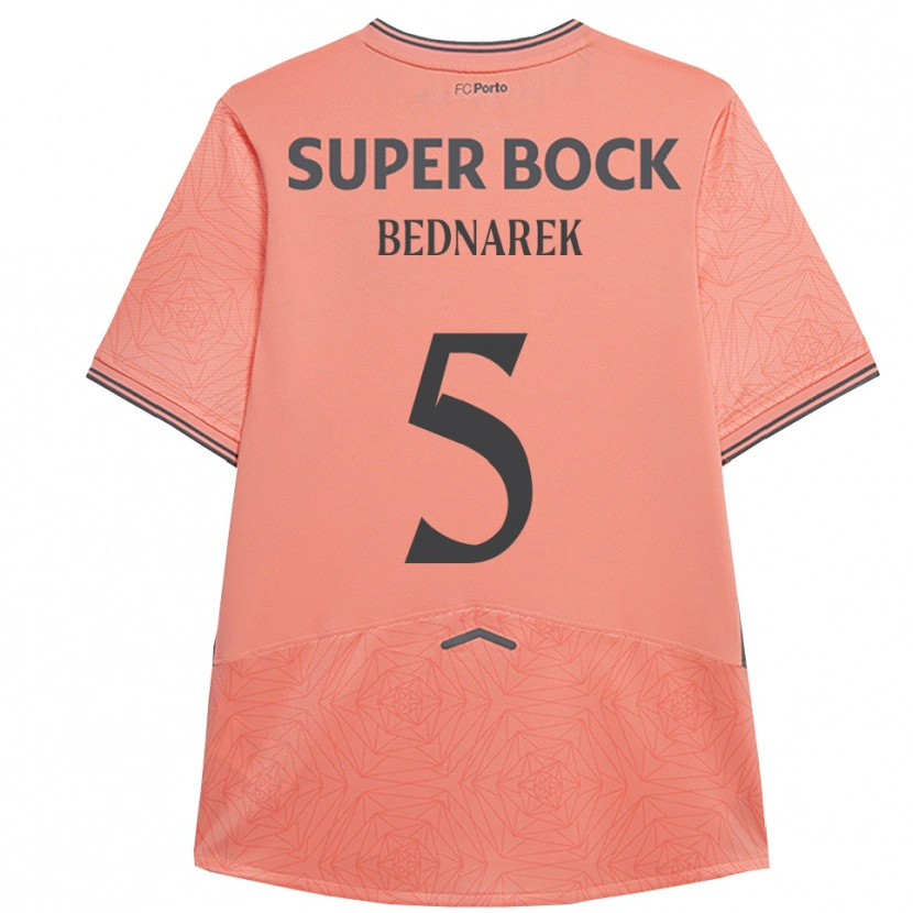 Danxen Men Jan Bednarek #5 Pink Navy Away Jersey 2025/26 T-Shirt