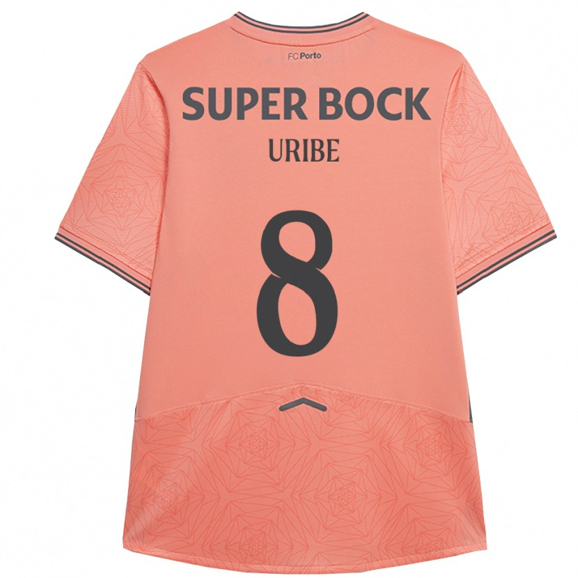 Danxen Men Mateus Uribe #8 Pink Navy Away Jersey 2025/26 T-Shirt