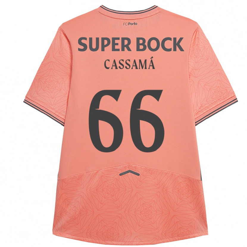Danxen Men Adramane Cassamá #66 Pink Navy Away Jersey 2025/26 T-Shirt