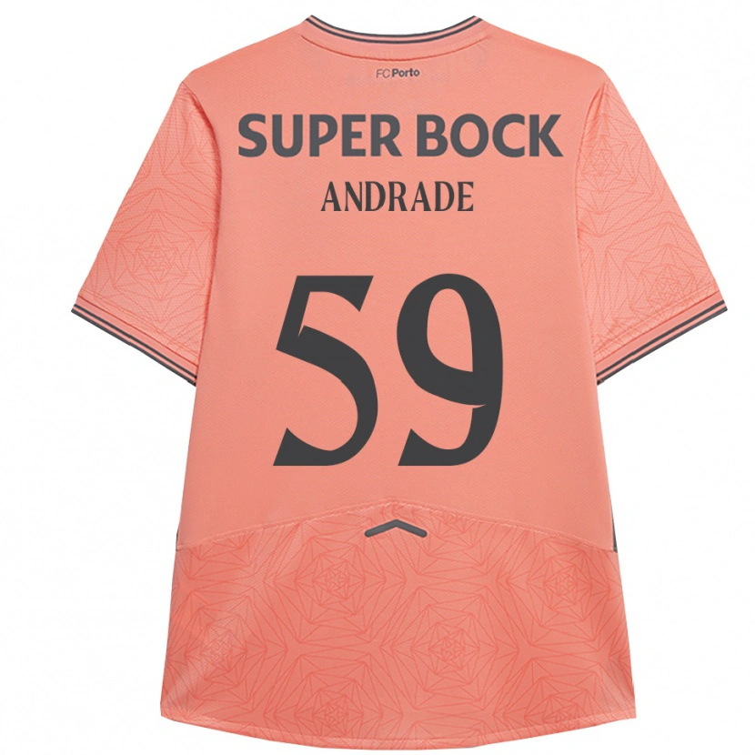Danxen Men Tiago Andrade #59 Pink Navy Away Jersey 2025/26 T-Shirt