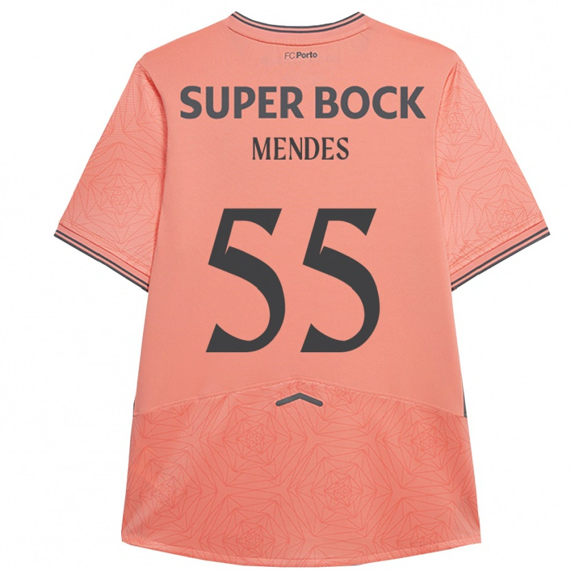 Danxen Men Joao Mendes #55 Pink Navy Away Jersey 2025/26 T-Shirt