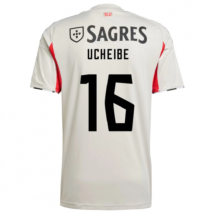 Danxen Men Christy Ucheibe #16 Off White Red Away Jersey 2025/26 T-Shirt